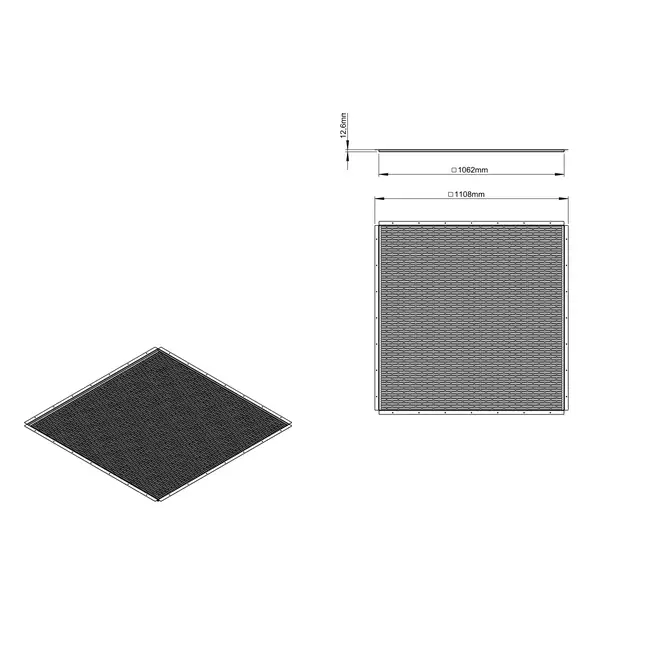 Beschermrooster voor MPC 1200 filterbox - SG FB 1200