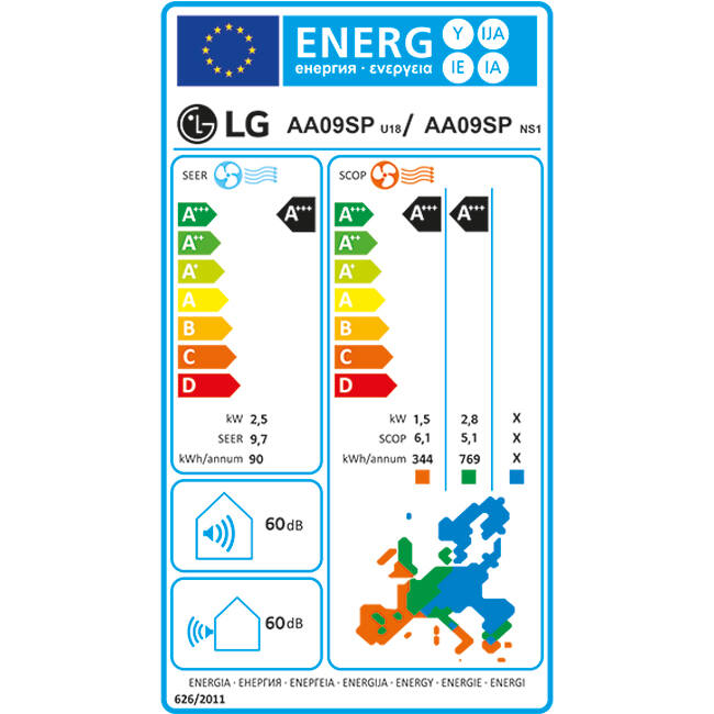 LG ARTCOOL AI AIR Mirror airco R32 2,5 kW
