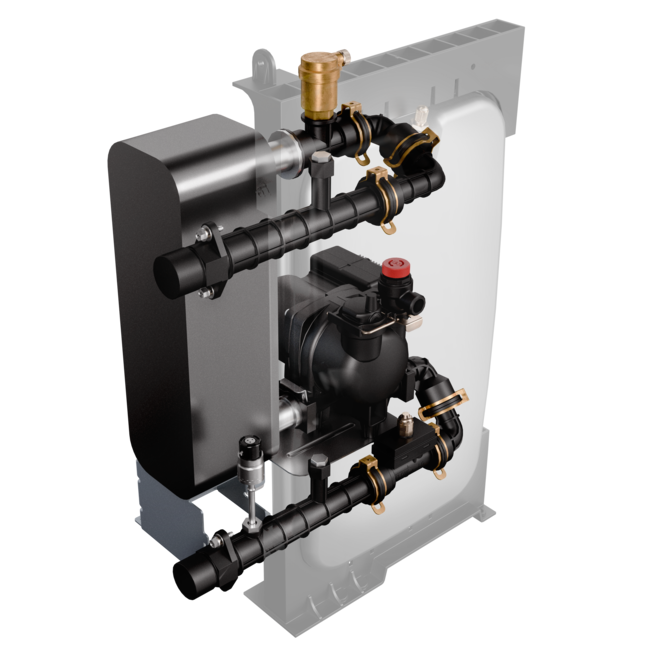 LG Therma-V Monobloc S warmtepomp R32 1 fase 7,0 kW