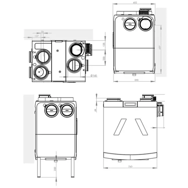 Orcon HRC-500 EcoMax - 500 m³/h