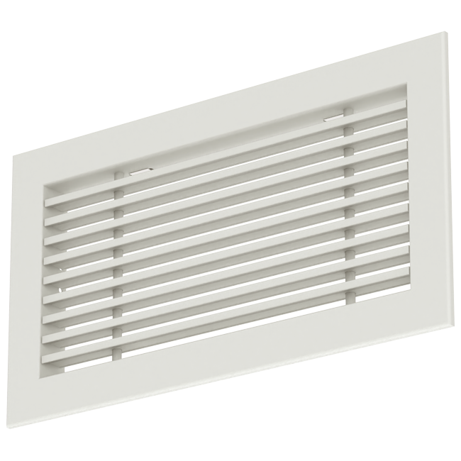 Staafrooster aluminium – met klemveren – 800x100 mm – RAL 9010