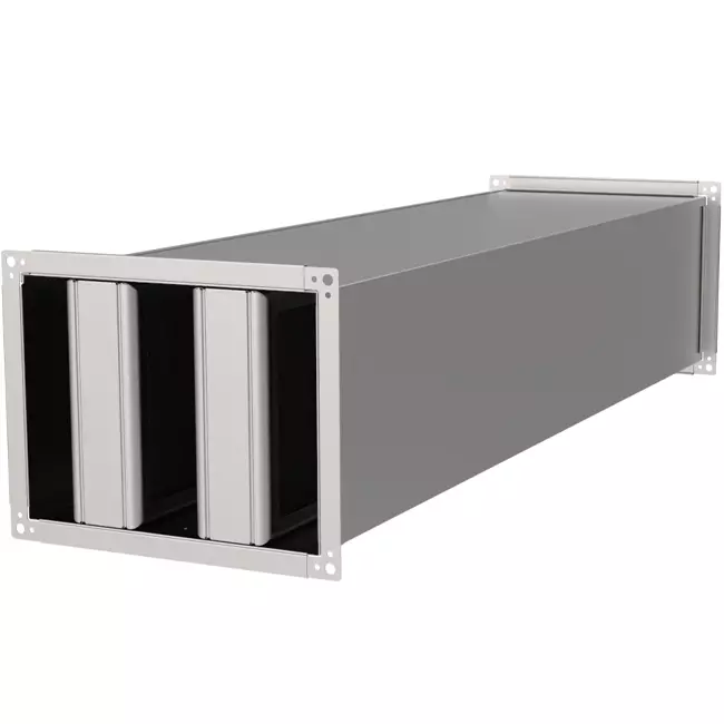 Geluidsdemper voor rechthoekige VAV 500x400 mm