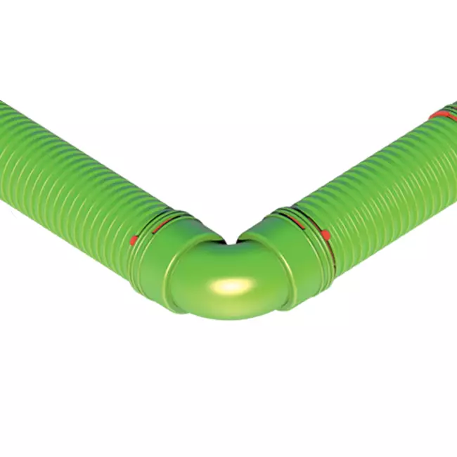 Ubbink Air Excellent 34C bocht 90° koppelstuk