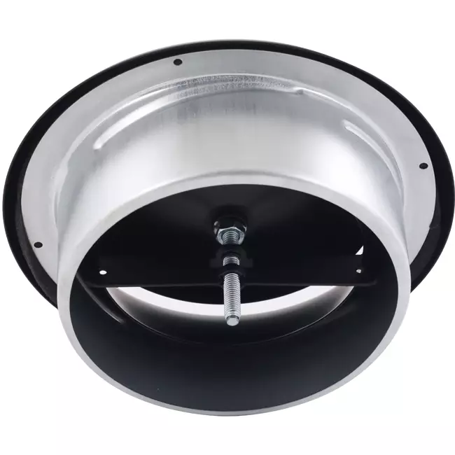 Ventilatie toevoer ventiel 200mm metaal - S-DVS200 RAL 9005 30% glans