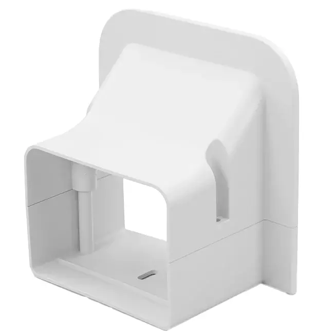 ClimaConnect muurrosette voor montagekanaal 100 mm - RAL 9010