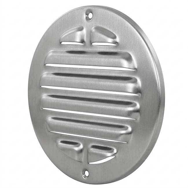 Buitenrooster rond 200mm RVS304
