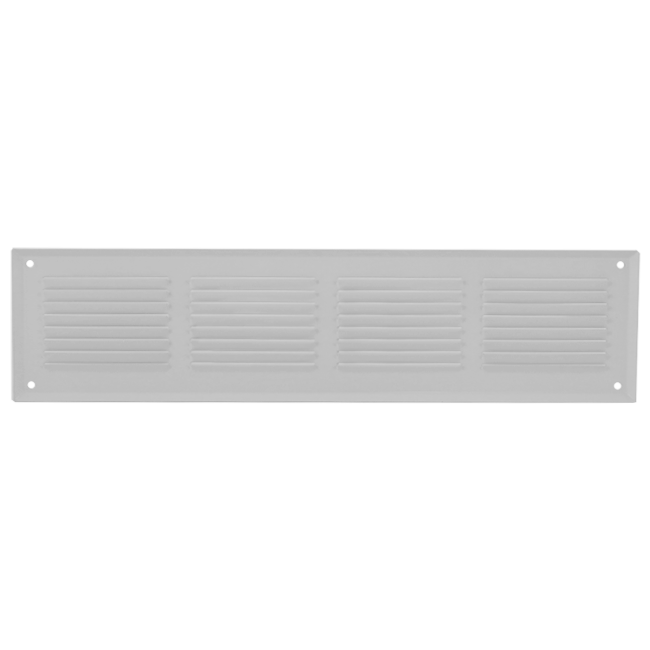 Wandrooster 400x100mm aluminium - RAL9016