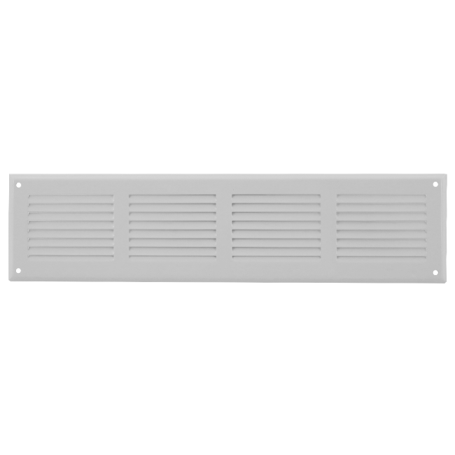 Wandrooster 400x100mm aluminium - RAL9016