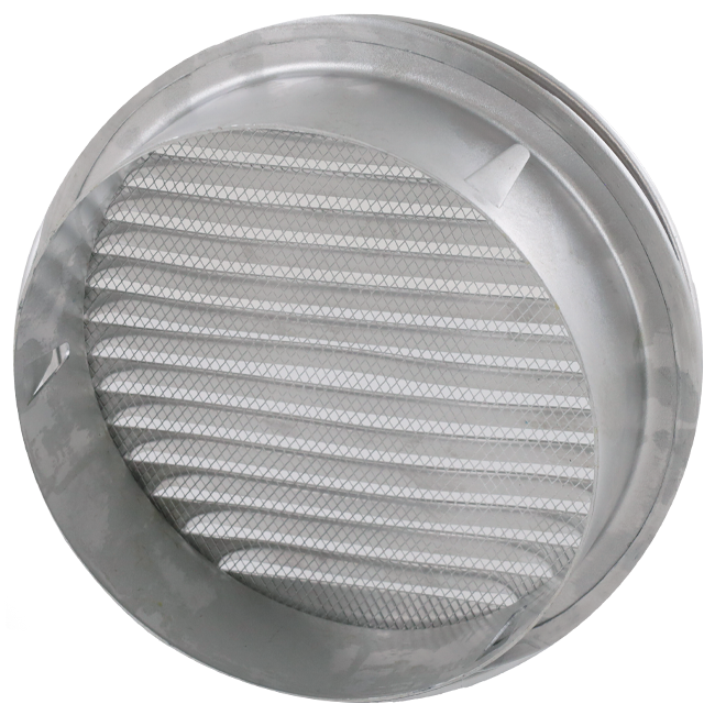 Ventilatierooster rond 250mm aluminium - EL-A-R250 ALU