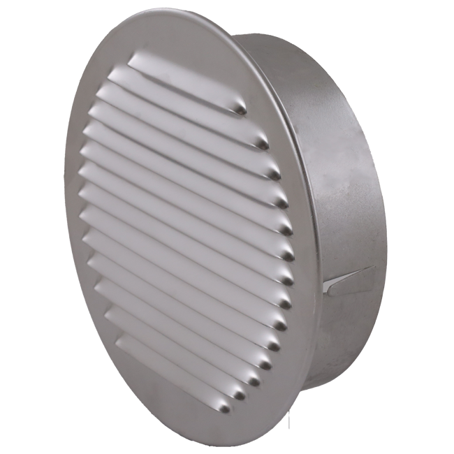 Ventilatierooster rond 250mm aluminium - EL-A-R250 ALU