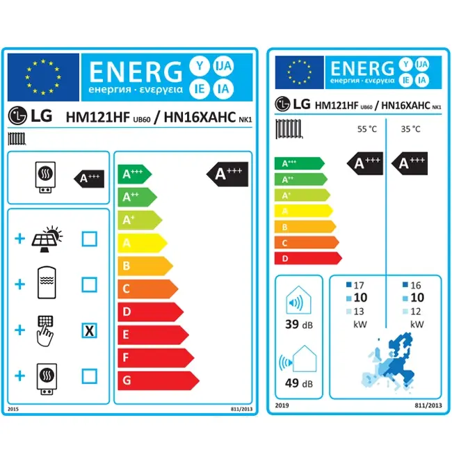 LG Hydrobox warmtepomp binnenunit R290 6/9 kW 1/3 fase