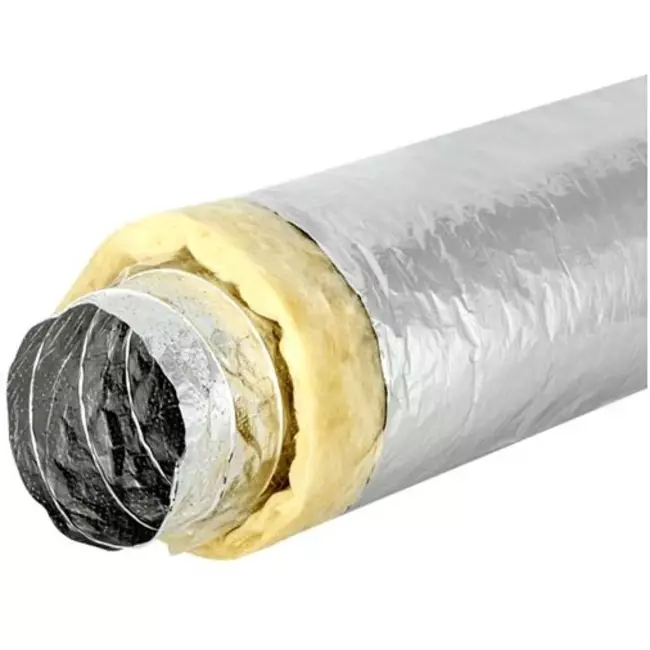 Sonodec akoestisch thermisch geïsoleerde Ø125 mm ventilatieslang (10 meter)