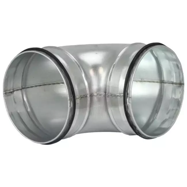 Korte ronde spiro bocht 90° Ø 150mm voor spirobuis