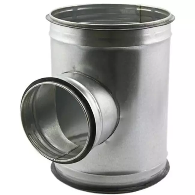 T-stuk Ø 560 mm - Ø 400mm voor spirobuis (90°)