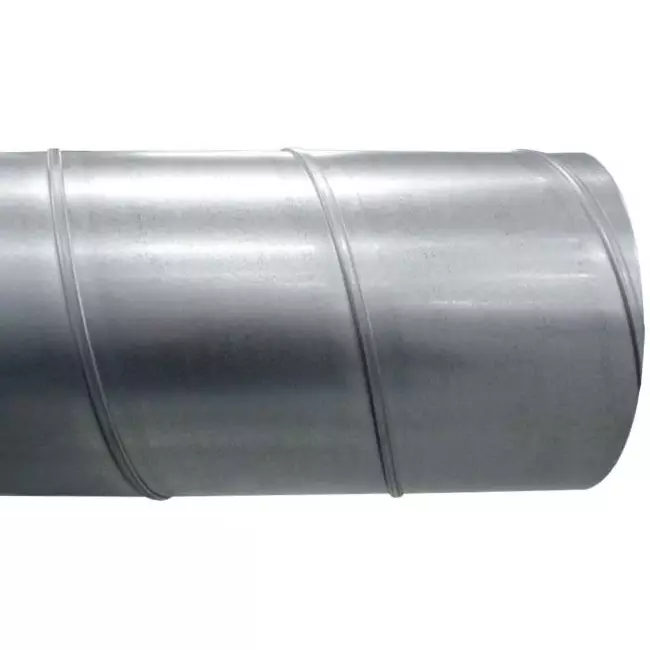 Spirobuis Ø 125mm lengte 1,5 meter - Gegalvaniseerd