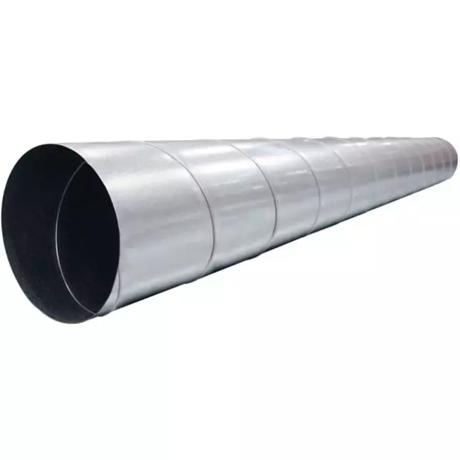 Spirobuis Ø 125mm lengte 1,5 meter - Gegalvaniseerd