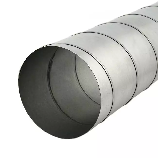 Spirobuis Ø 125mm lengte 1,5 meter - Gegalvaniseerd