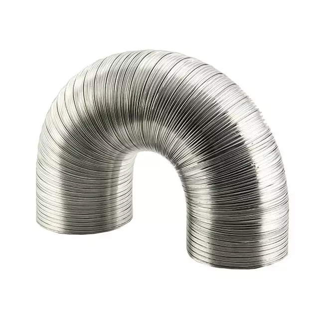 Starre aluminium ventilatieslang rond Ø 160mm lengte 3 meter