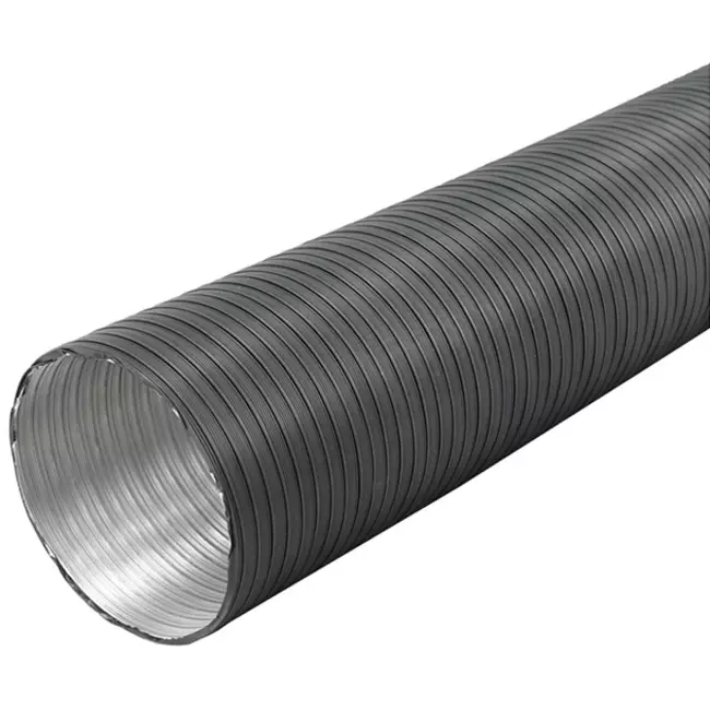 Aluminium ventilatieslang Ø 100 mm en L=3000 mm - Antraciet