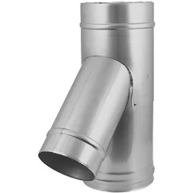 DW diameter 200 mm (200/250) T-stuk T135 EW I316L/I304 (D0,5/0,6)