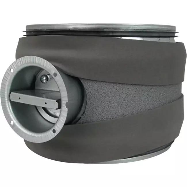 Thermoduct 13 mm handbediende regelklep diameter 180 mm geïsoleerd