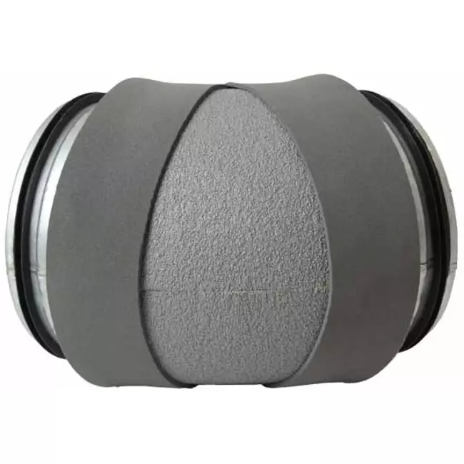Thermoduct geïsoleerde bocht 45 graden diameter 355 mm
