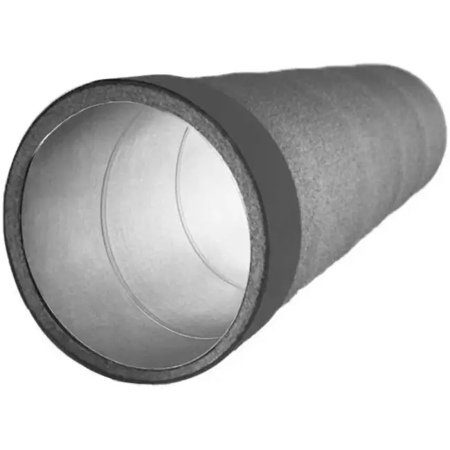 Thermoduct geïsoleerde spirobuis - diameter 200 mm - 2000 mm - 9 mm isolatielaag