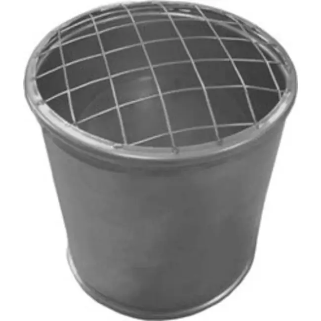 Topsectie open met gaas diameter 250 mm