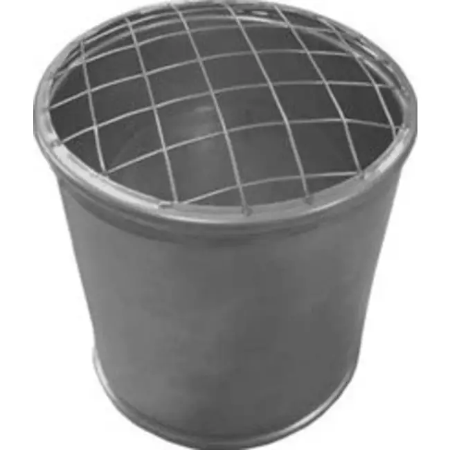 Topsectie open met gaas diameter 400 mm
