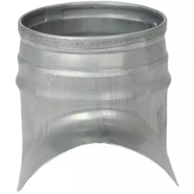 Zadelstuk Ø 80mm - 80mm (90°) - Gegalvaniseerd (niet SAFE)