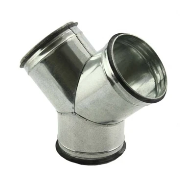 spiral ducts Y-pieces 45°