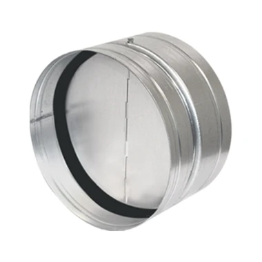 Spiral pipe check valve with rubber seal