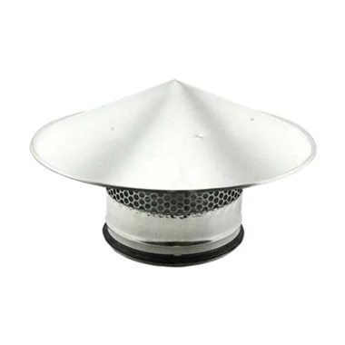 spiral duct Rain Hoods with Mesh
