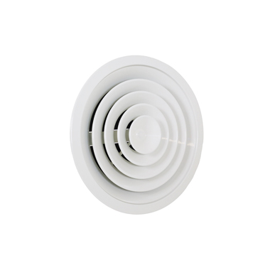 Ronde plafondroosters met vast patroon