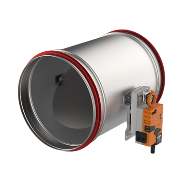spiral ducts Motorized Control Dampers