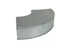 Bocht 90 graden 170x80 mm horizontaal tbv instortkanaal