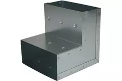 Bocht 90 graden 170x80 mm verticaal tbv instortkanaal