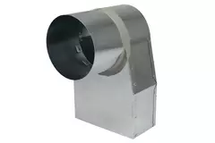 Lepe hoekstuk 170x80 mm naar diameter 125 mm