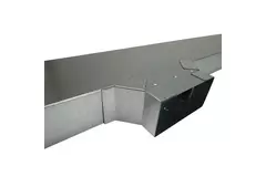 Zijaansluiting 170x80 mm voor rechthoekig instortkanaal