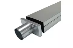 Deksel 170x80 mm met aansluiting diameter 80 mm tbv instortkanaal