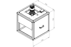 Boxventilator motor buiten lineaire flow - MPC 400 EC TI 30