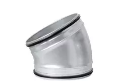 Ronde spiro bocht 30° Ø 125mm voor spirobuis