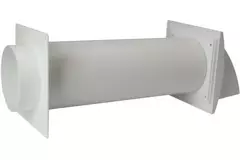 Geveldoorvoer SPK3 Ø100mm met terugslagklep
