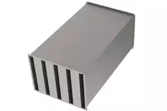 Rechthoekige geluiddemper L=1000 x B=800 x H=300 (4 coulissen)