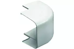 Climaplus airco leidinggoot Haakse buitenbocht 125 x 75mm RAL 9010 WIT