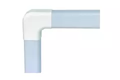 Climaplus airco leidinggoot Plattebocht 70x55mm RAL 9010 WIT