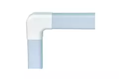 Climaplus airco leidinggoot Plattebocht 90x65mm RAL 9010 WIT
