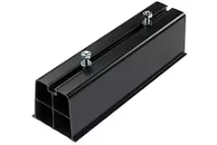 Montagebalk buitenunit van hard PVC, lengte 450 mm