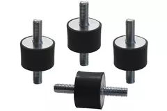 Vibratiedempers voor buitenunits set van 4 stuks