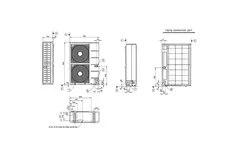 LG Cassette airco met afdekplaat UT36F-S R32 9,5 kW set